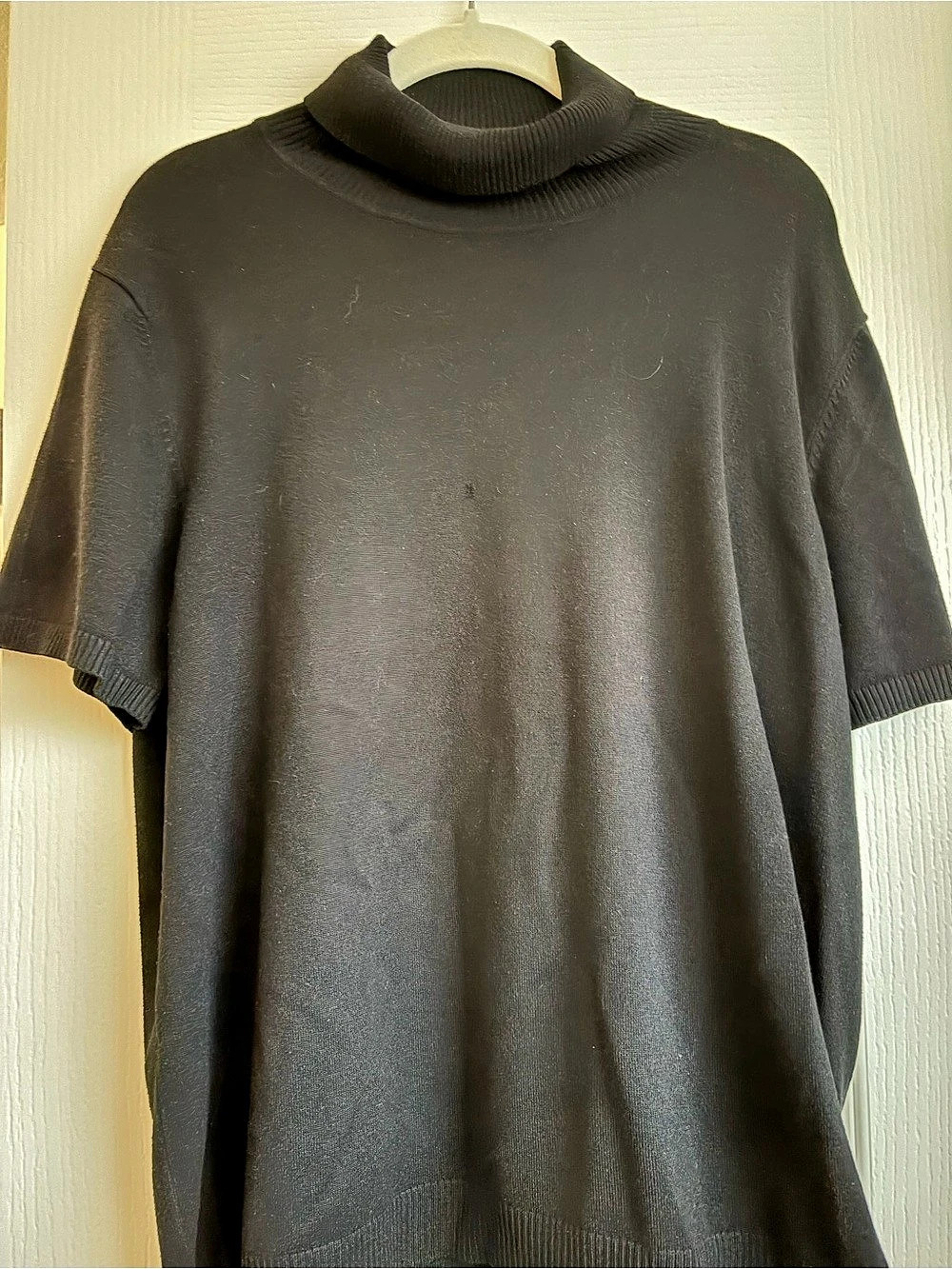Judith Hart Black Turtleneck Top Size 1X Like New